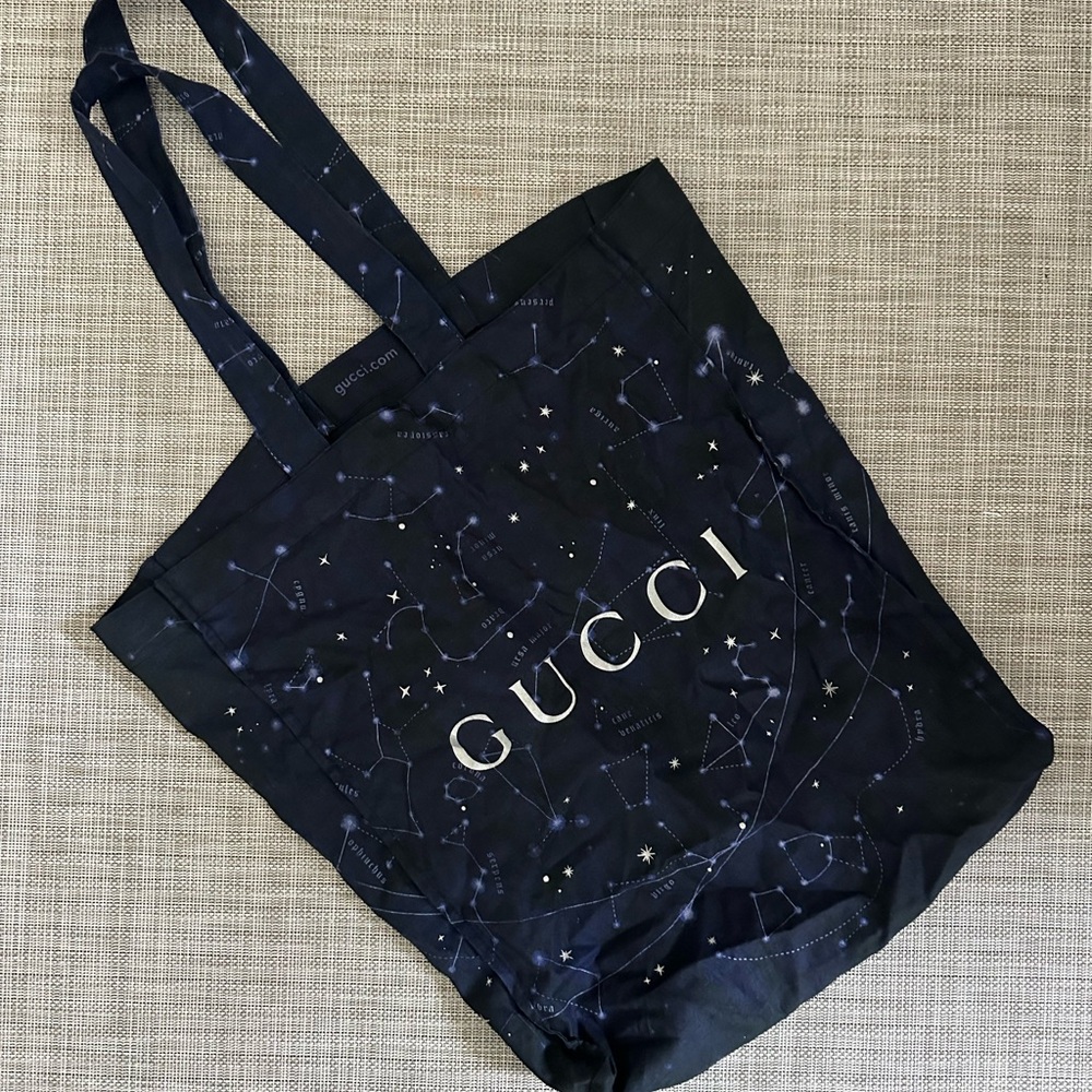 Gucci limited addition, Dark Blue Starry Zodiac Tote